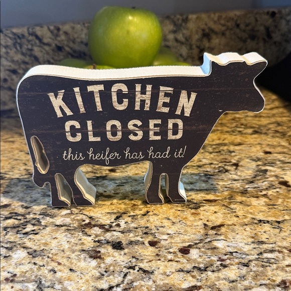 Rustic Black Kitchen Sign - Picture 2 of 2